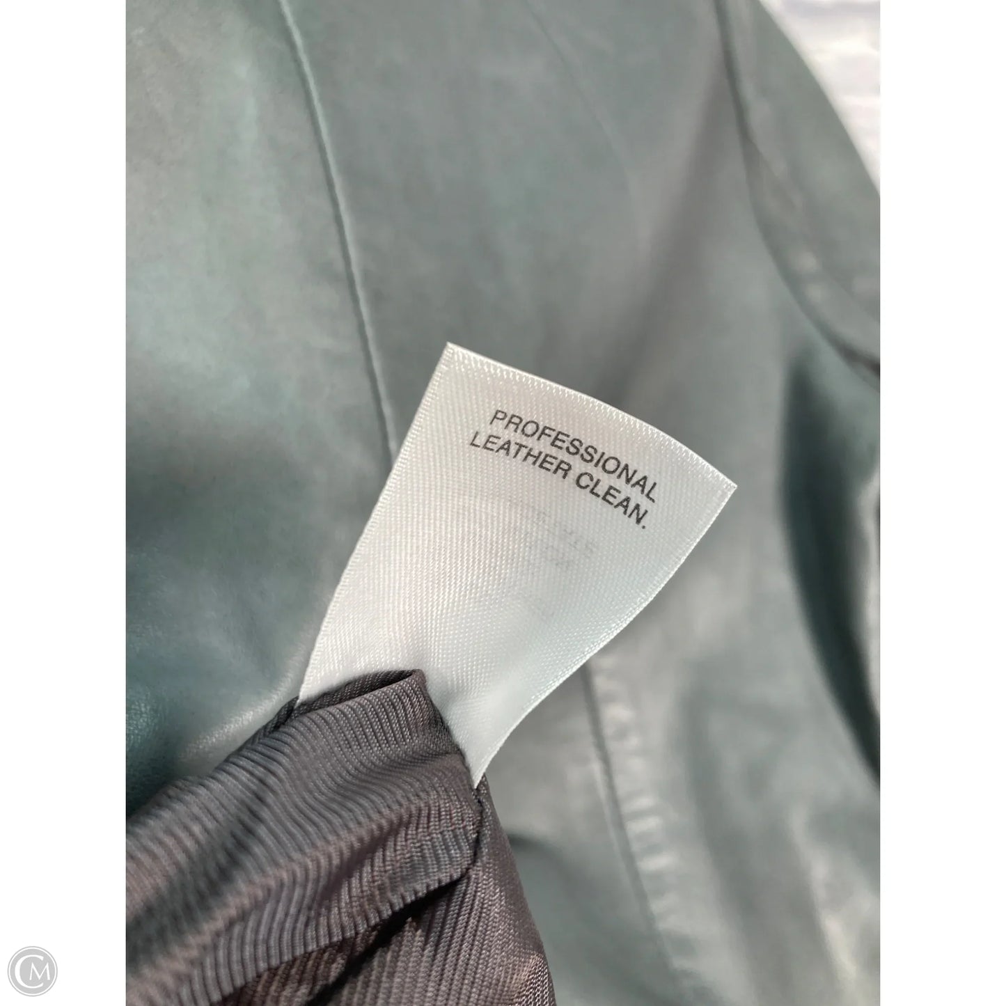 Jacket Leather By Classiques Entier In Green, Size: Xs