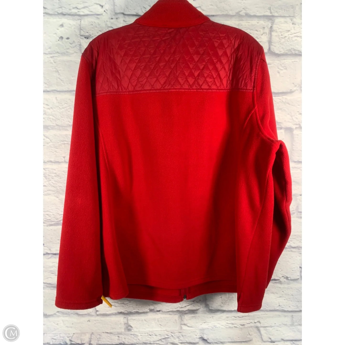Sweatshirt Collar By Talbots In Red, Size: 2x
