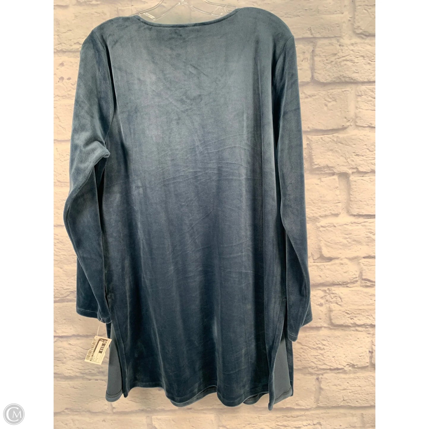 Top Long Sleeve By Pure Jill In Blue, Size: L