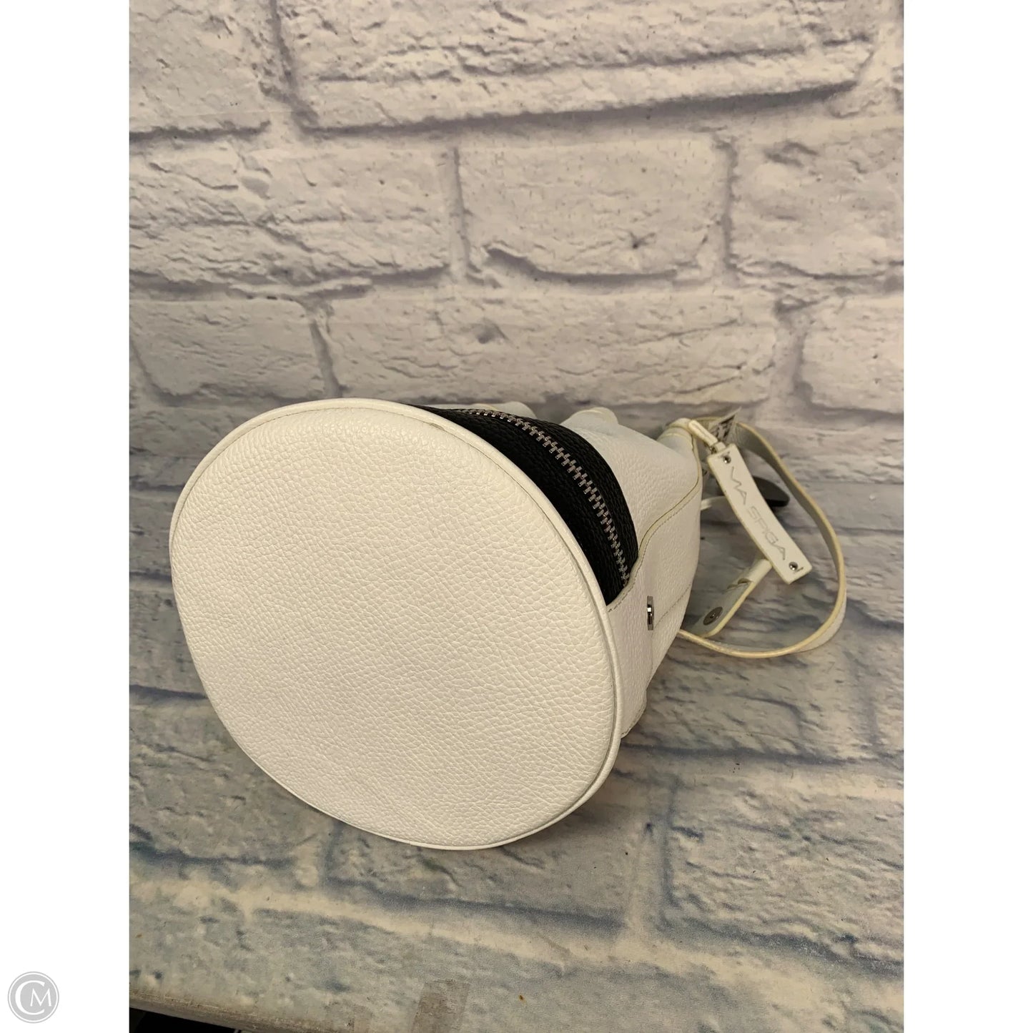 Handbag Leather By Via Spiga, Size: Medium