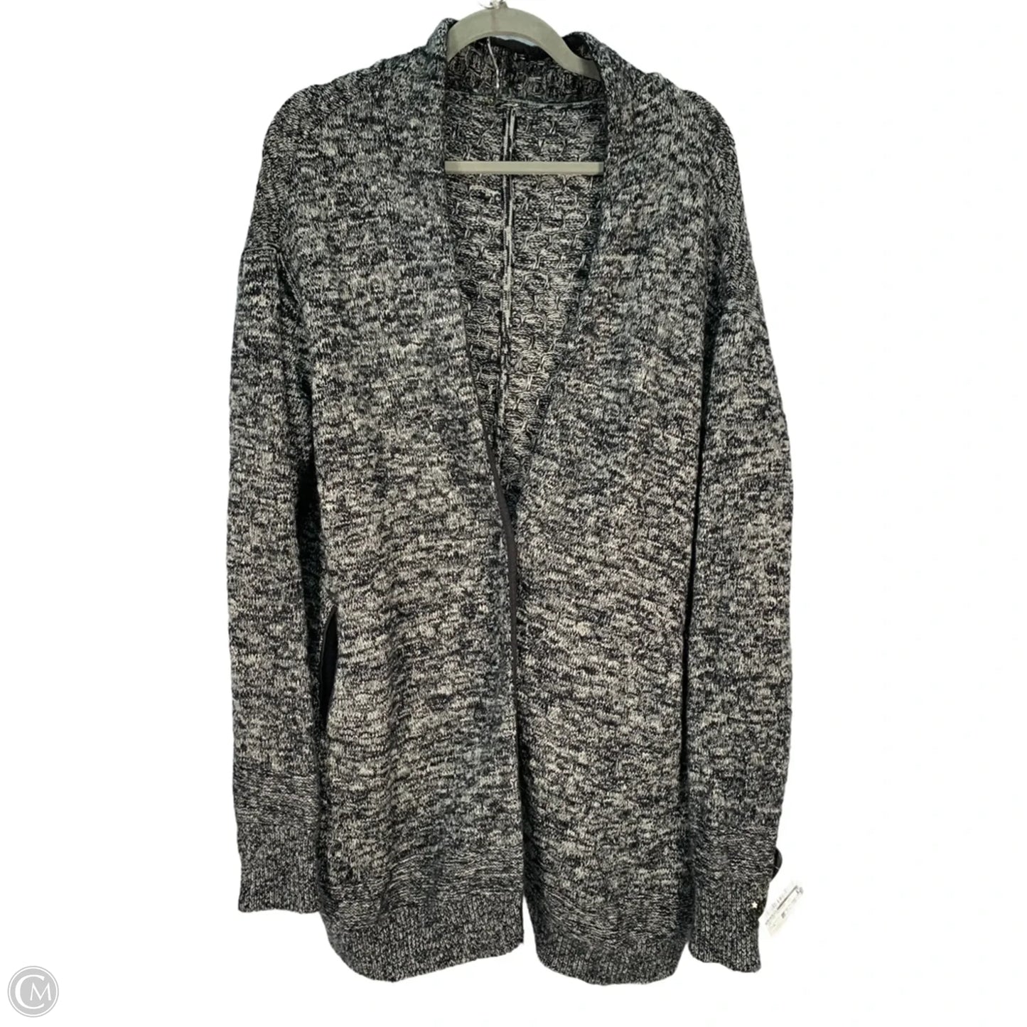 Sweater Cardigan By Lululemon In Grey, Size: M