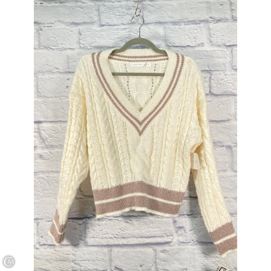 Sweater By Altard State In Brown & Cream, Size: S