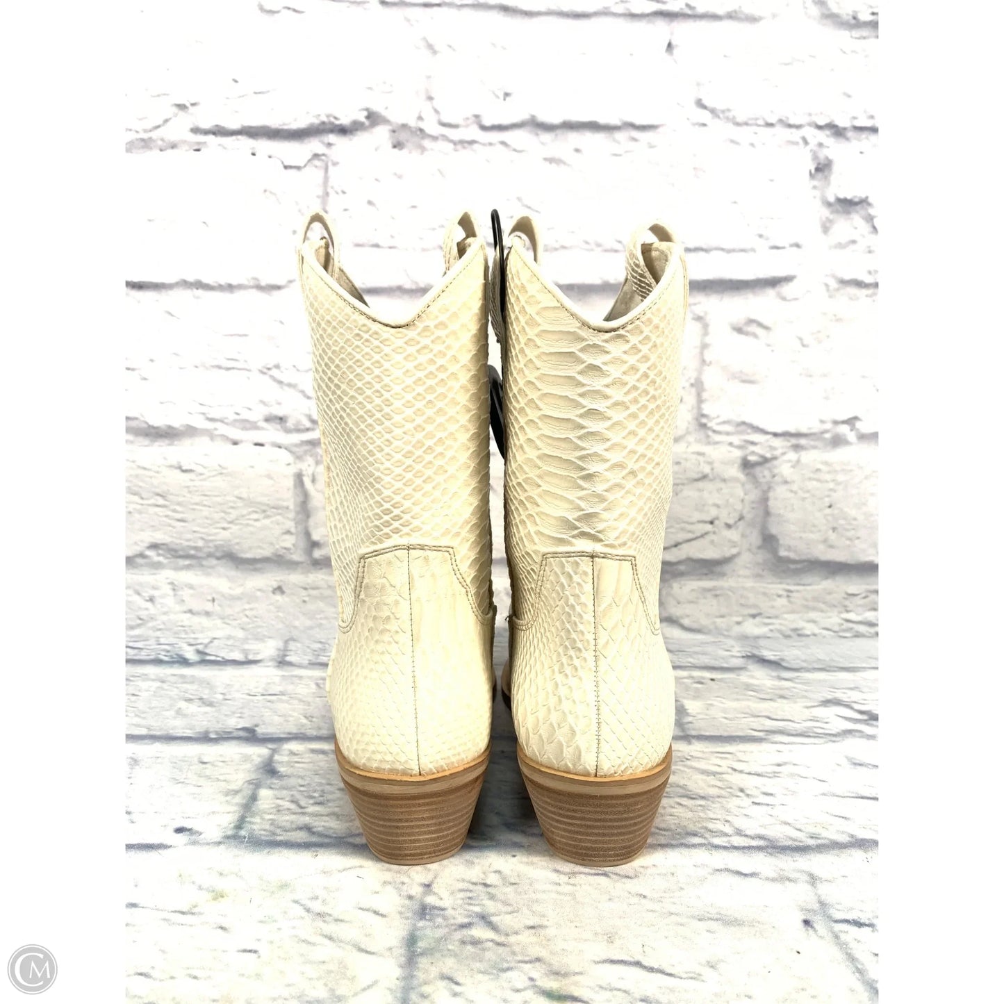 Boots Western By Shu Shop In Cream, Size: 10