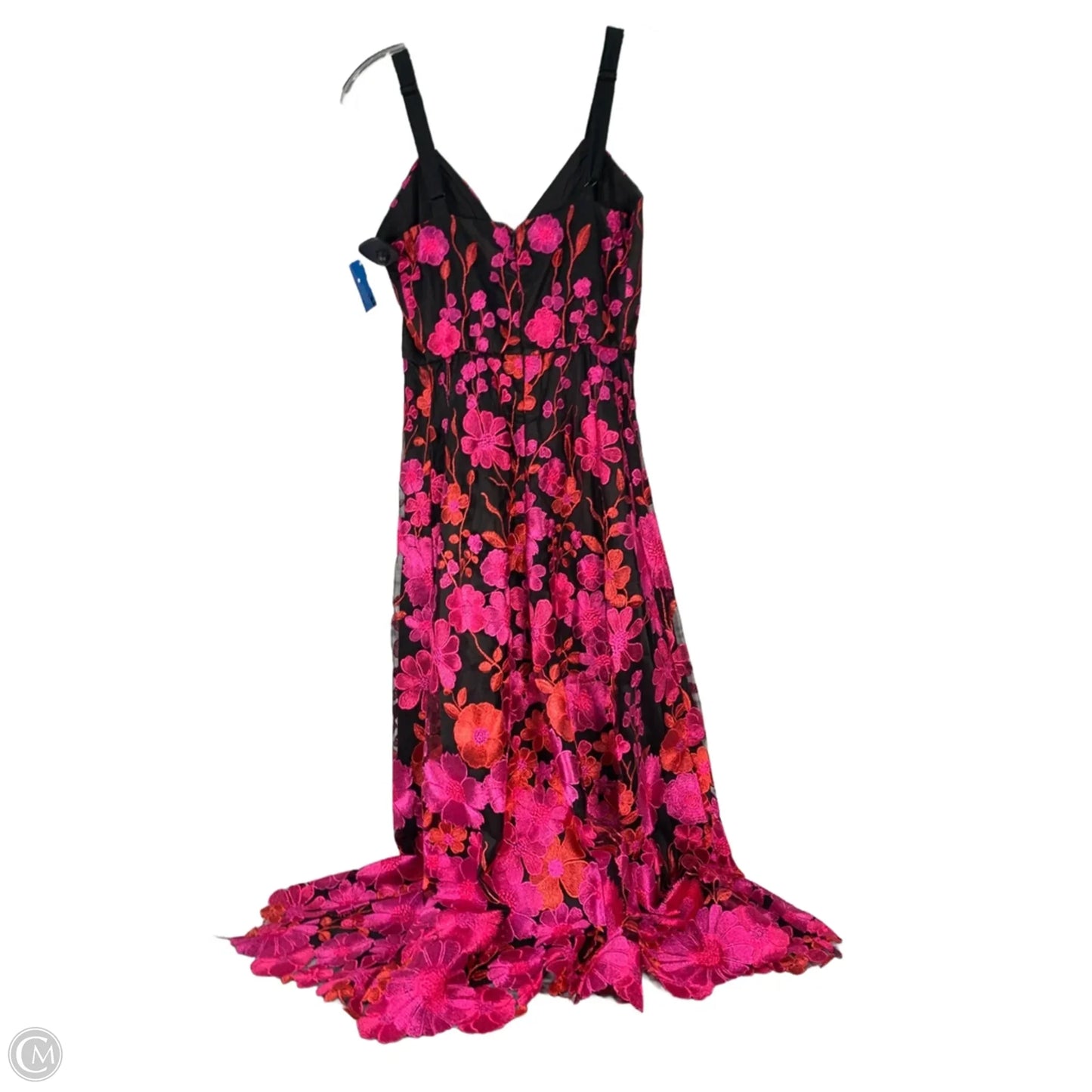 Dress Party Long By Boston Proper In Black & Pink, Size: Xs