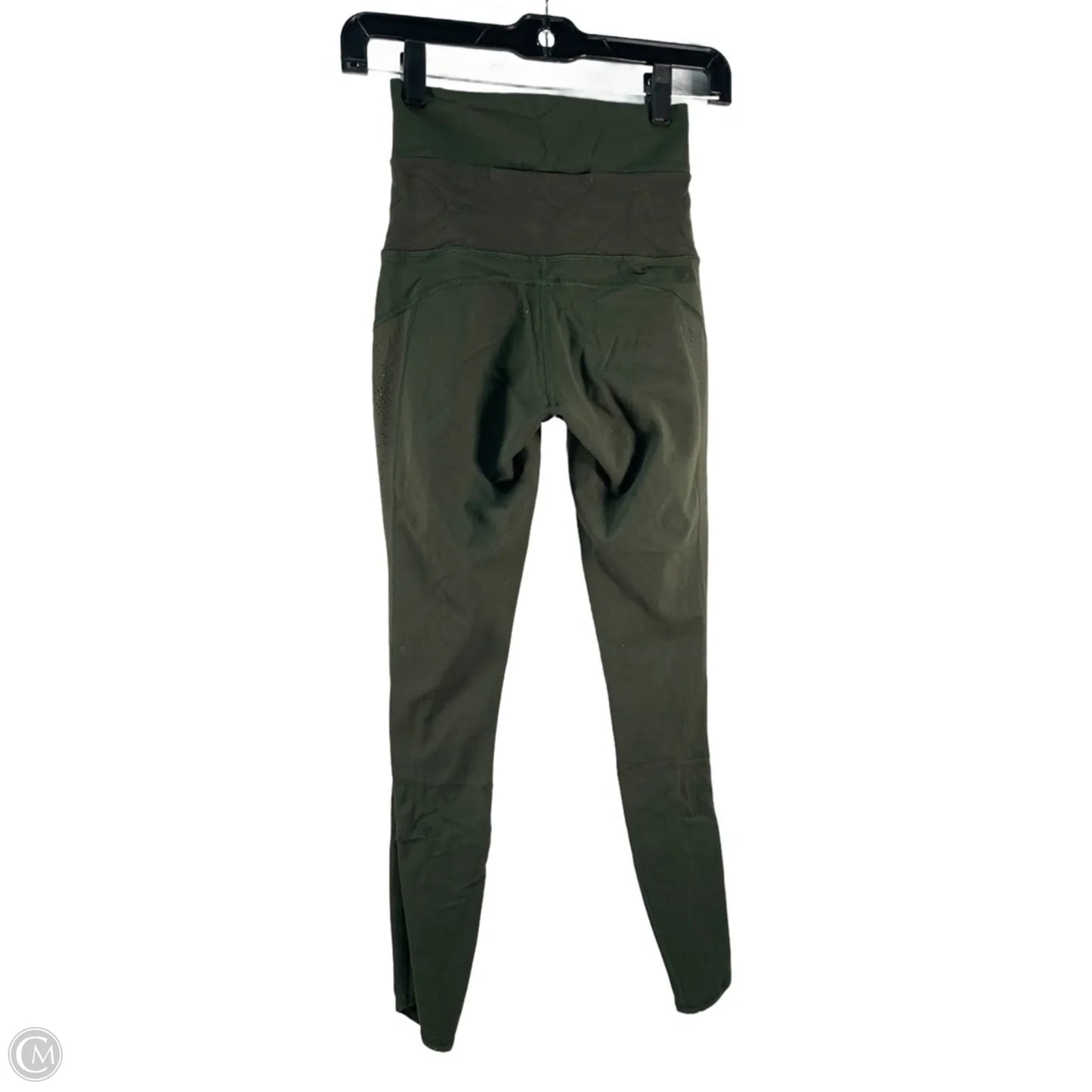 Athletic Leggings By Lululemon In Green, Size: Xs