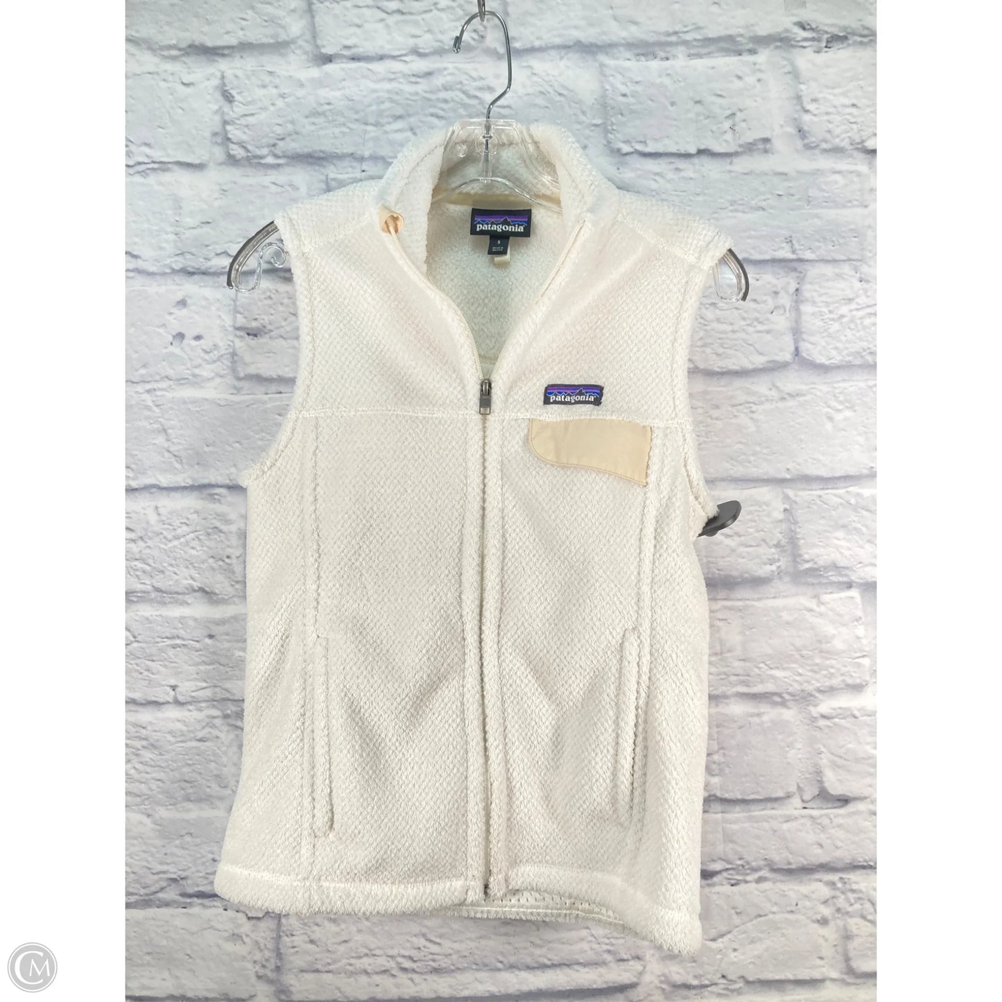 Vest Faux Fur & Sherpa By Patagonia In Cream, Size: S
