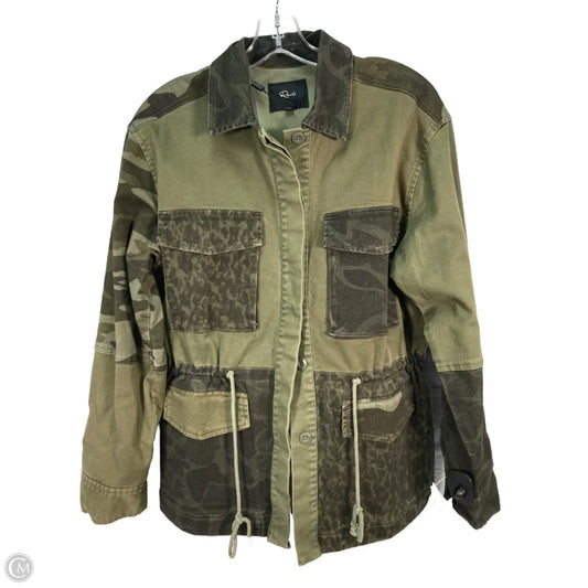 Jacket Denim By Rails In Green, Size: M