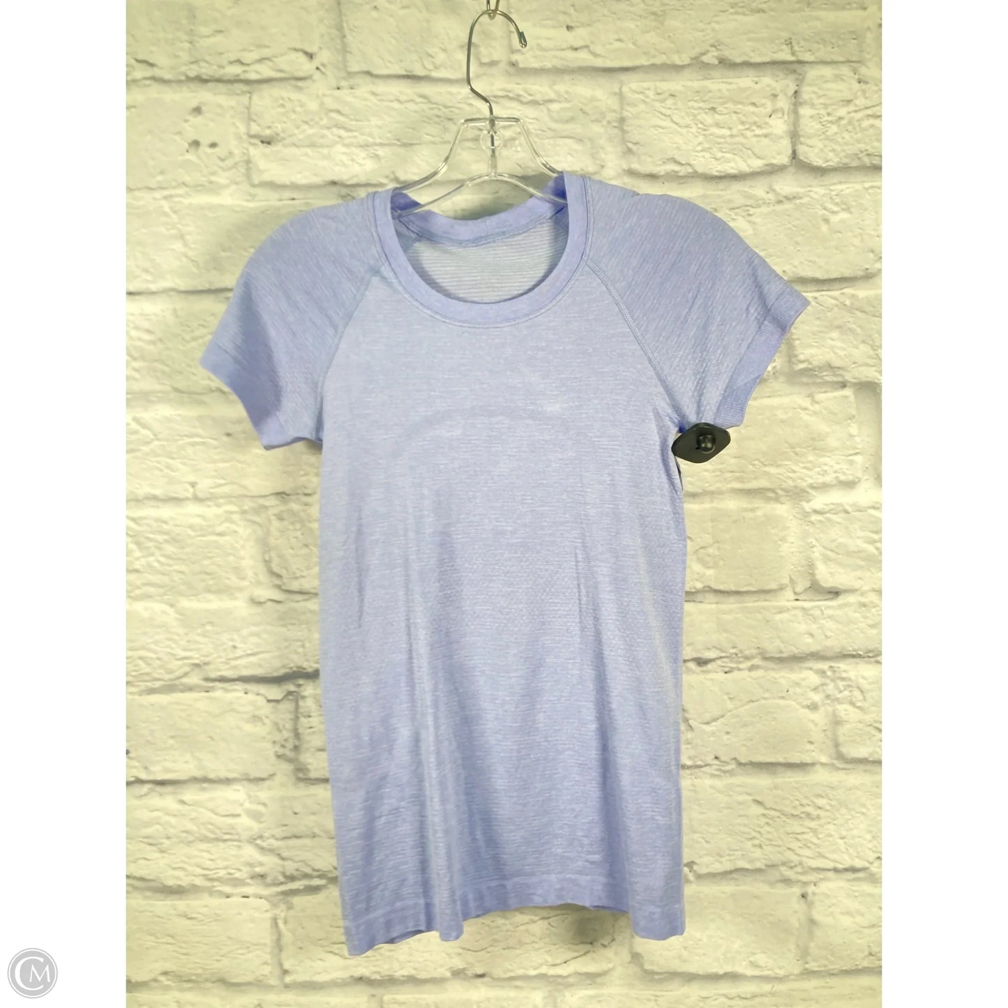 Athletic Top Short Sleeve By Lululemon In Purple, Size: S