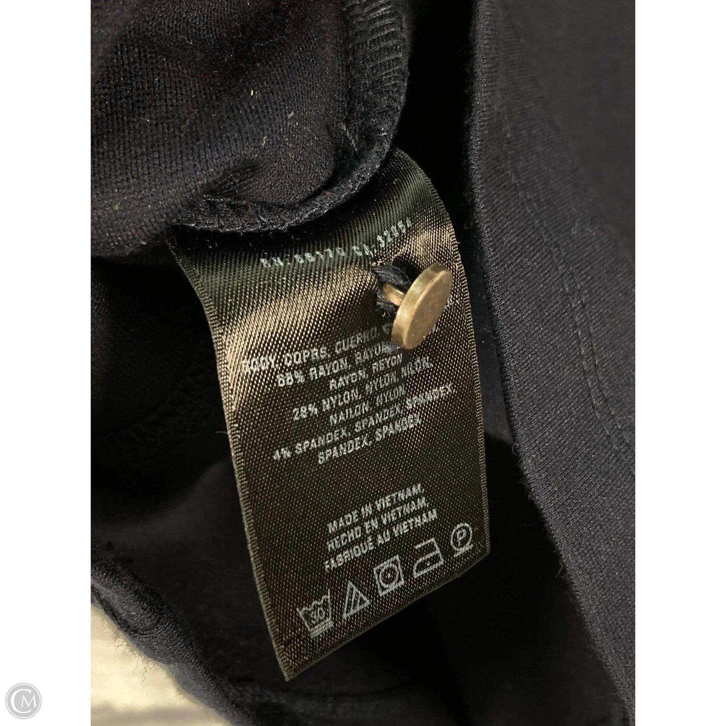 Top Short Sleeve By Anthropologie In Blue, Size: L