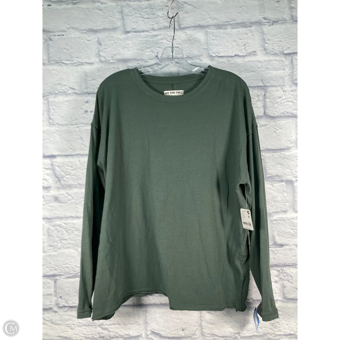 Top Long Sleeve By We The Free In Green, Size: S