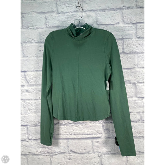 Top Long Sleeve By Free People In Green, Size: S