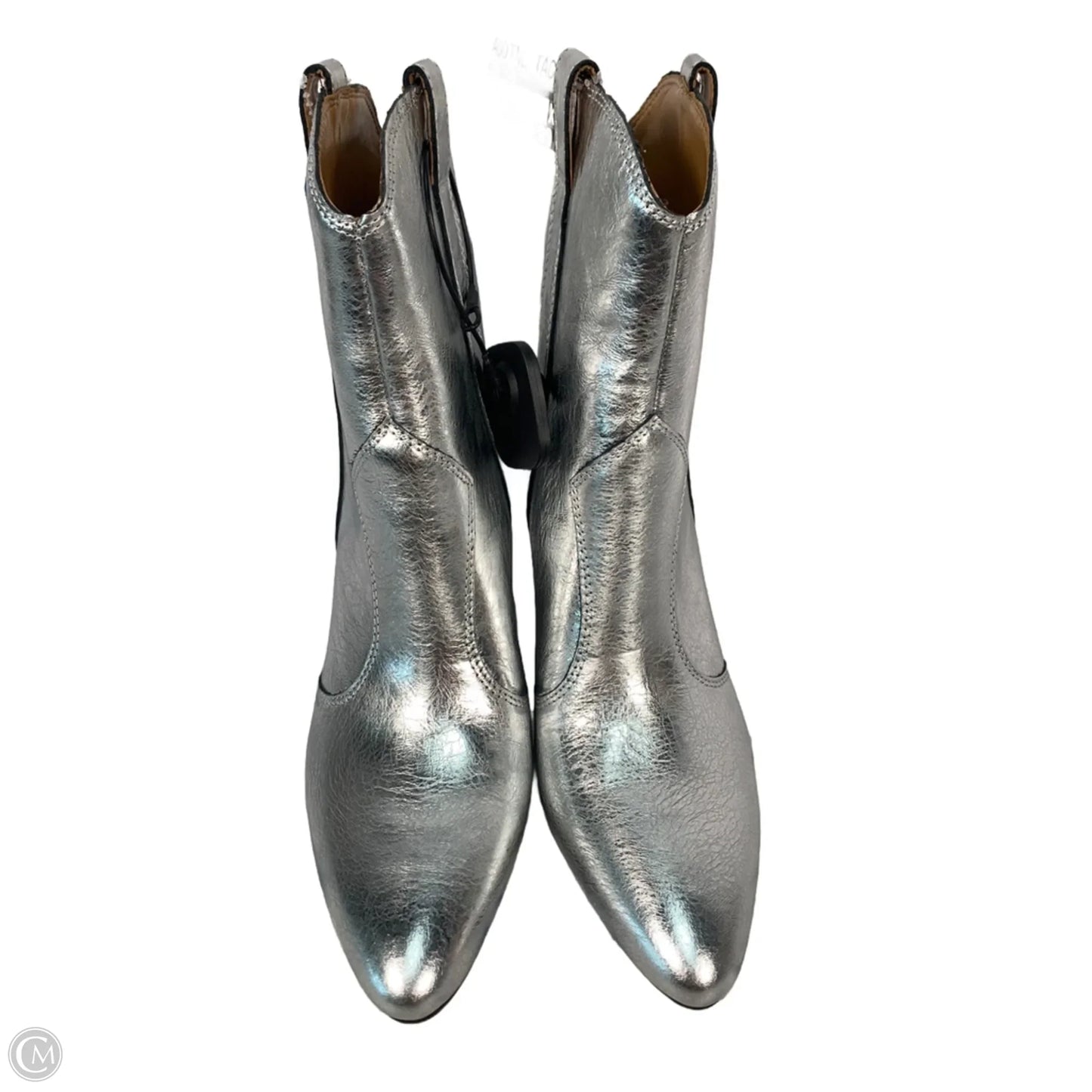 Boots Western By Marc Fisher In Silver, Size: 7.5