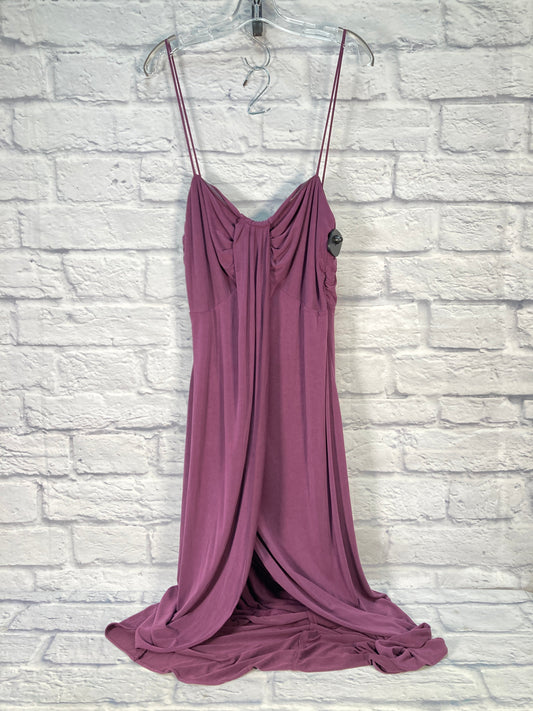 Purple Dress Casual Maxi Anthropologie, Size Xl