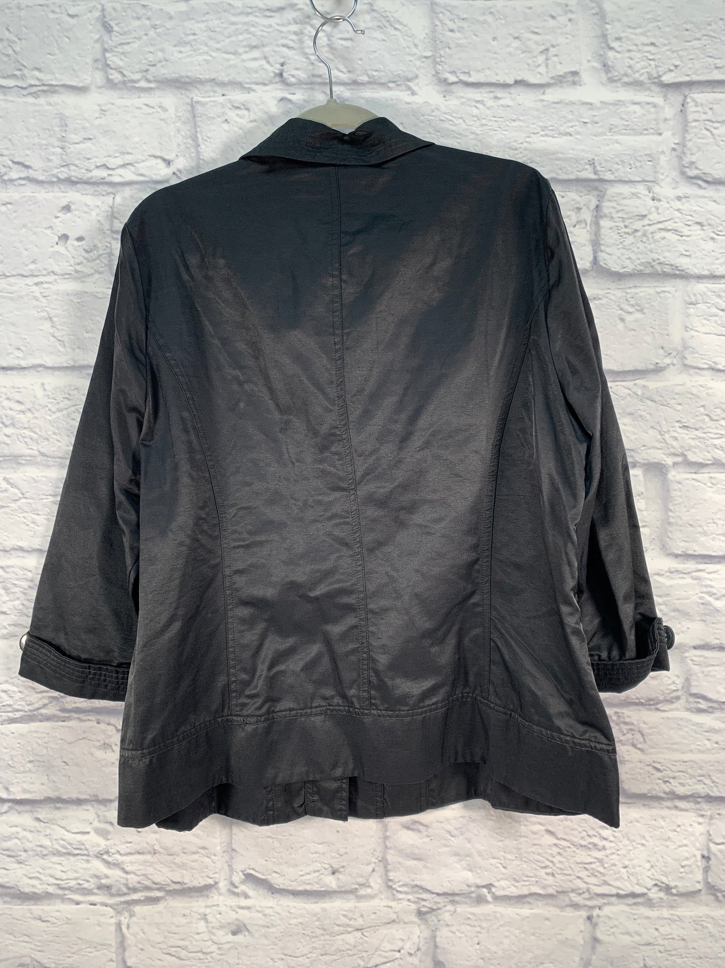 Black Jacket Shirt Chicos, Size Xl