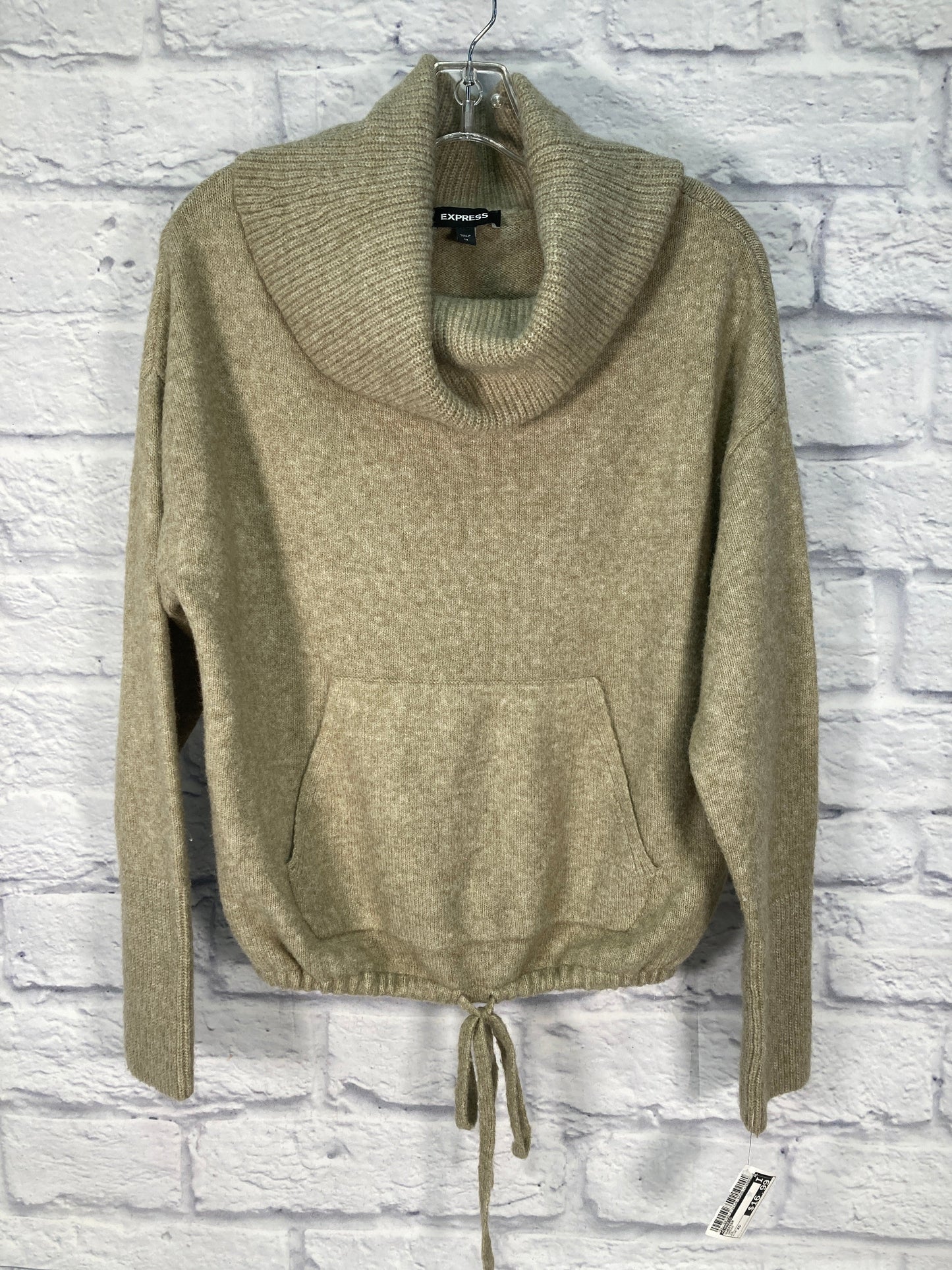 Sweater By Express In Green, Size: Xs