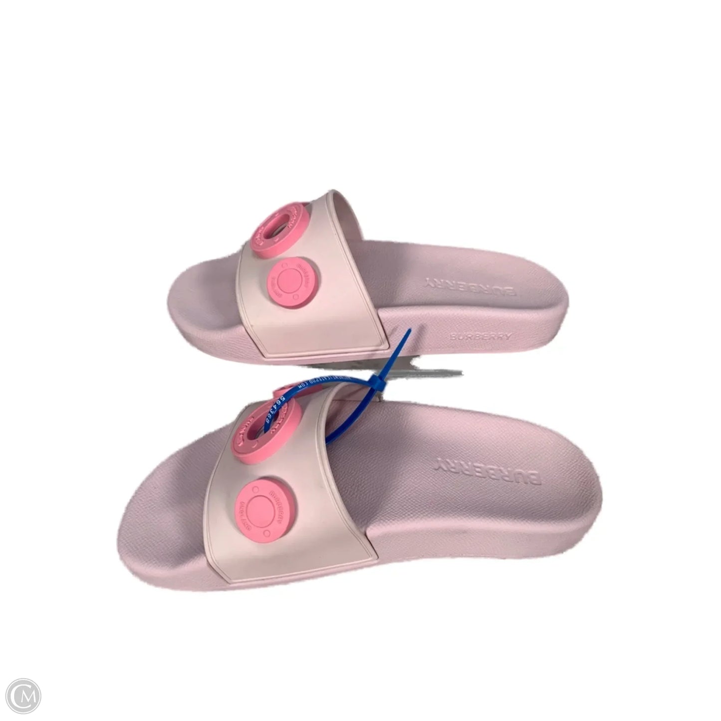 Sandals Luxury Designer By Burberry In Pink, Size: 6