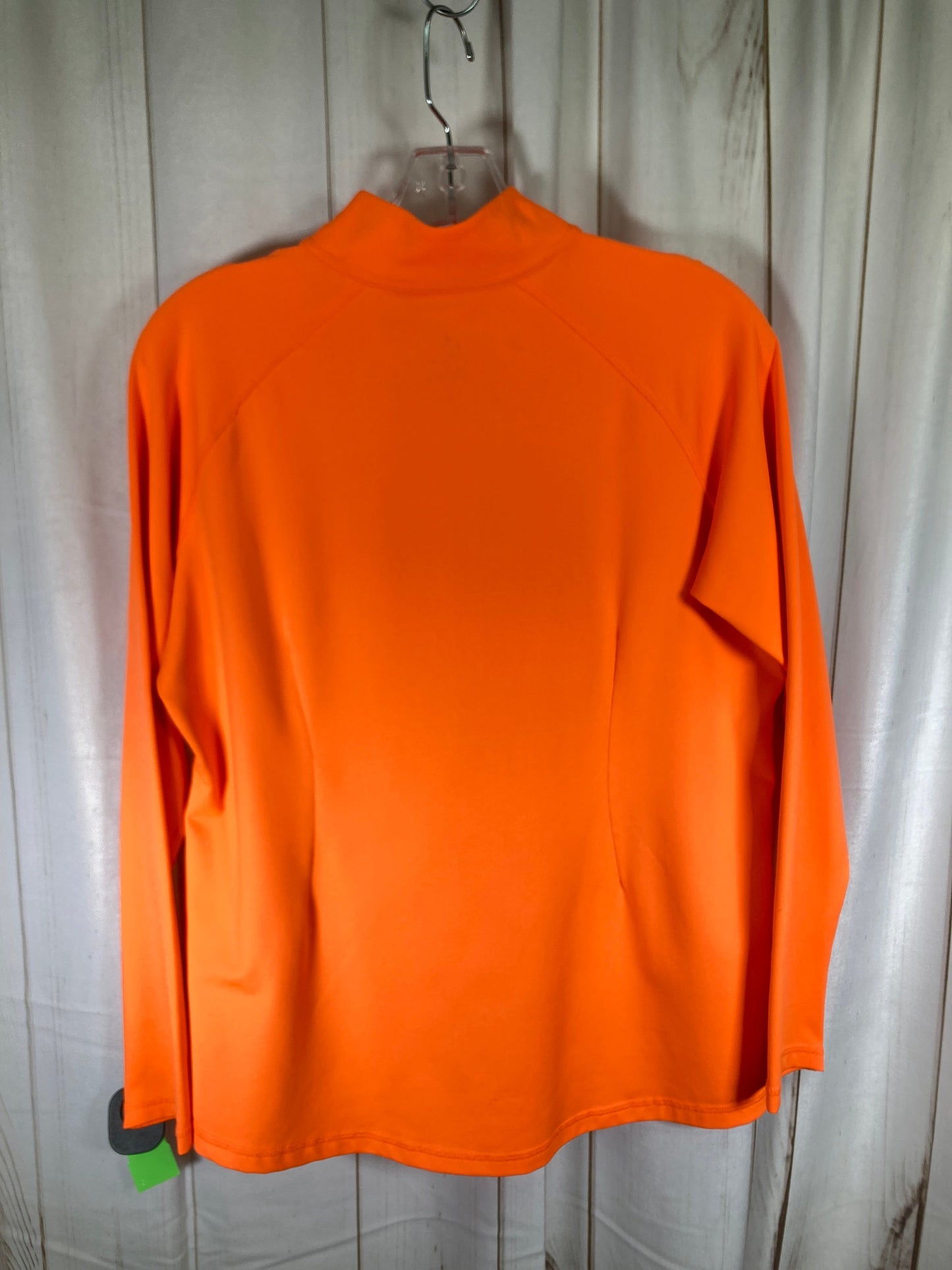 Athletic Top Long Sleeve Collar By Clothes Mentor  Size: L