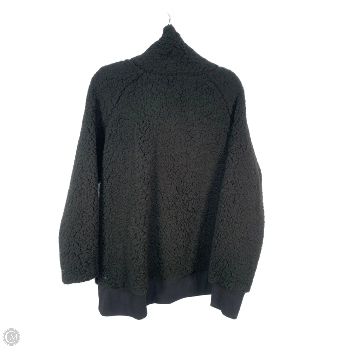 Sweatshirt Collar By Zella In Black, Size: L