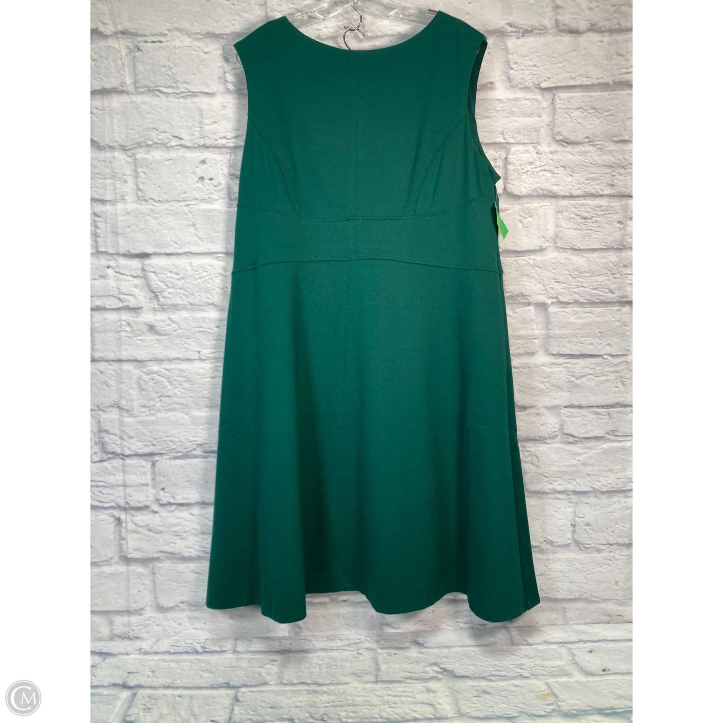 Dress Casual Midi By Talbots In Green, Size: 14p