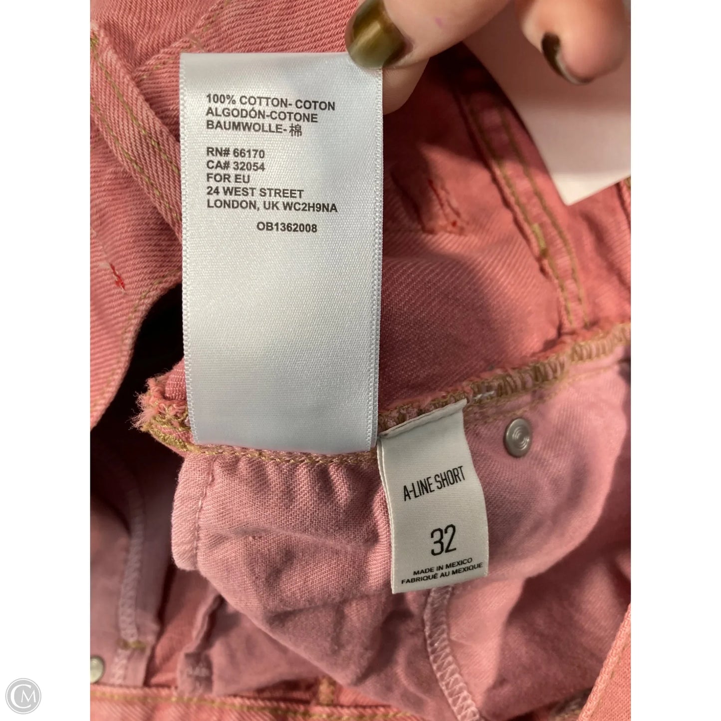 Shorts By Bdg In Pink, Size: 14