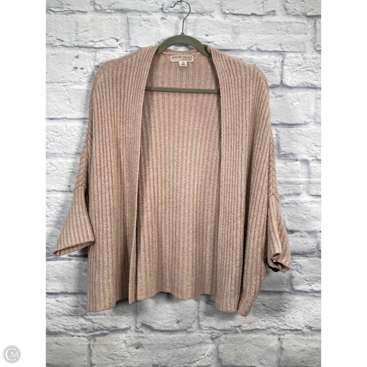 Sweater Cardigan By Barefoot Dreams In Pink, Size: S