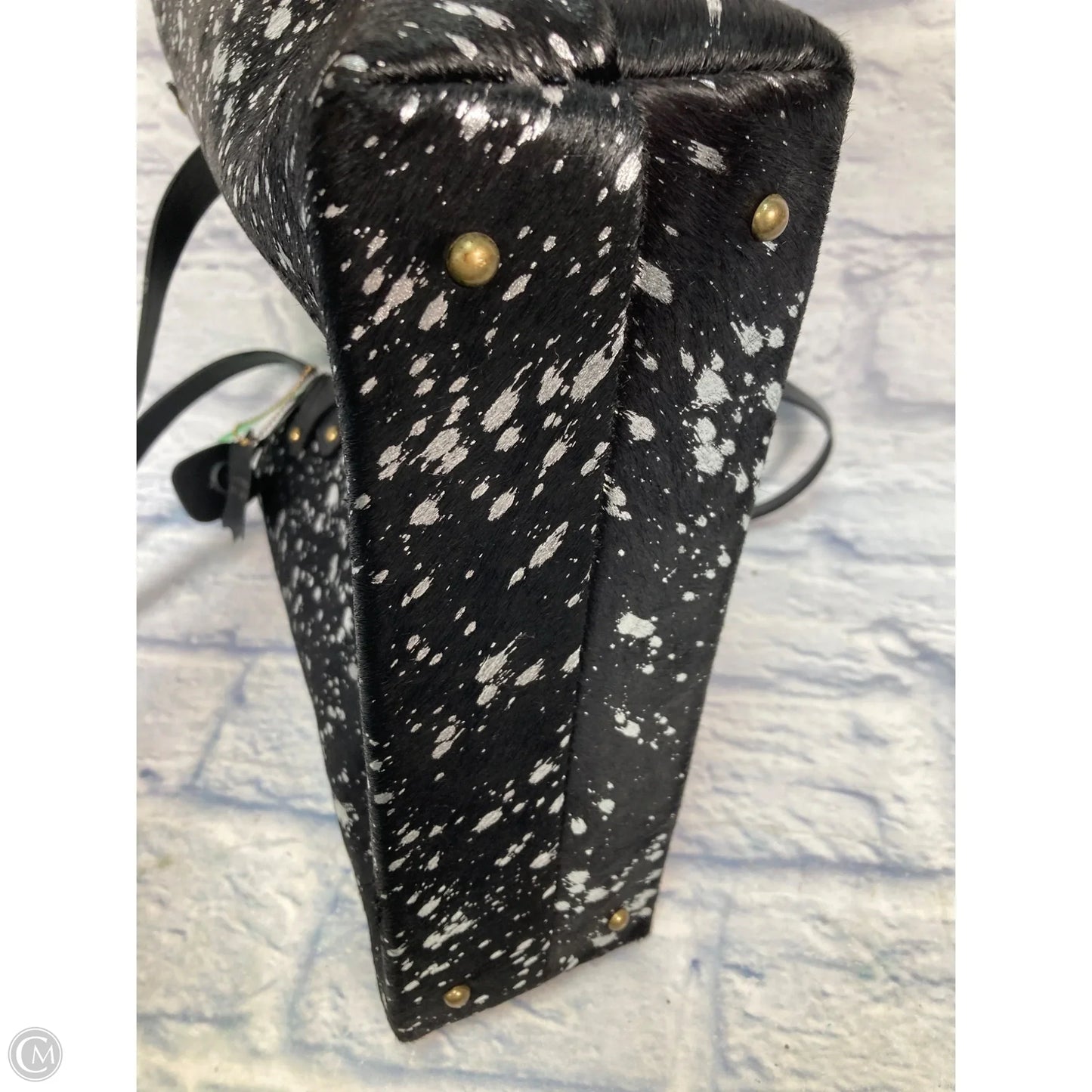 Tote Leather By Clothes Mentor, Size: Large