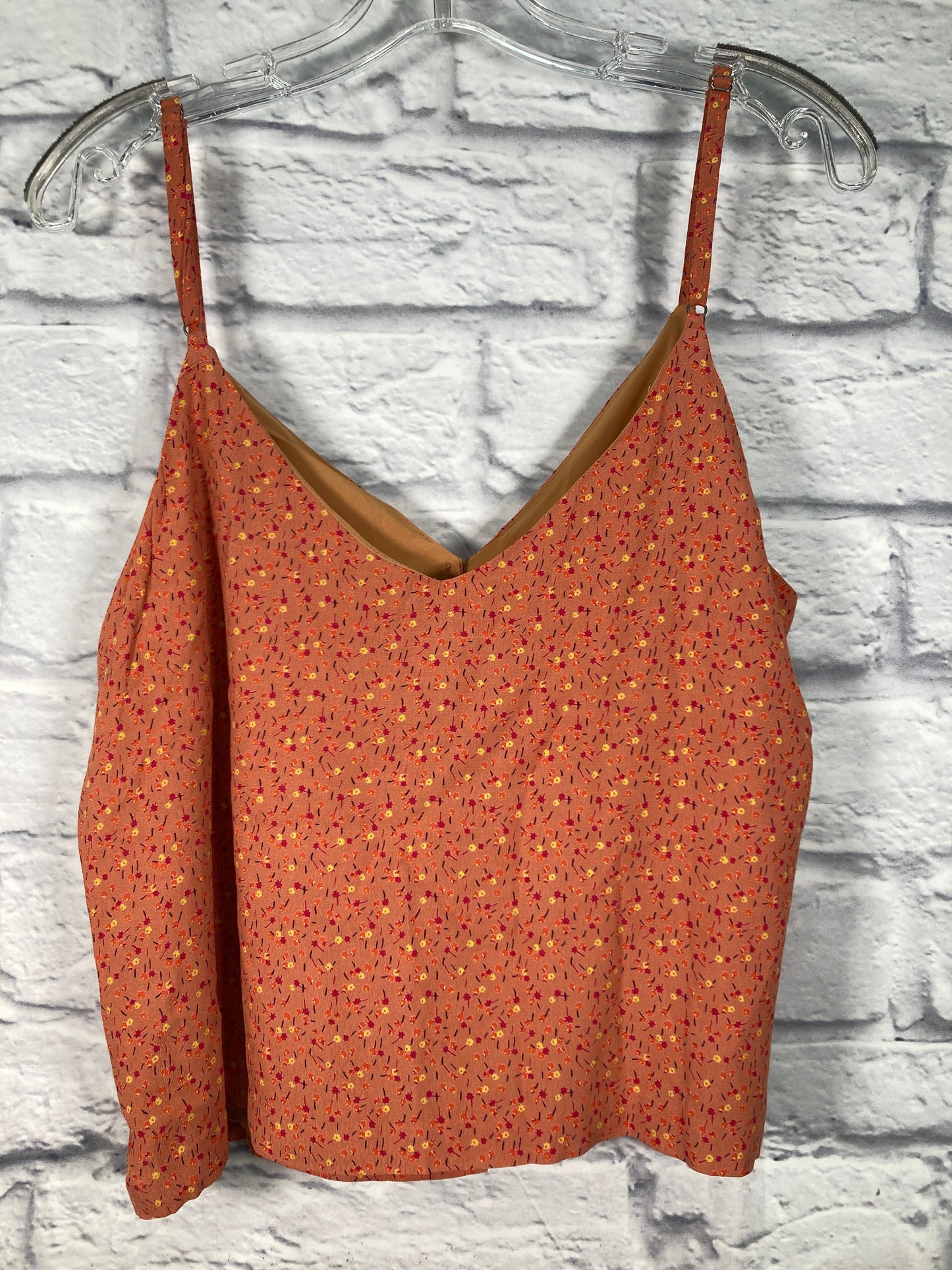 Orange Top Sleeveless Madewell, Size L