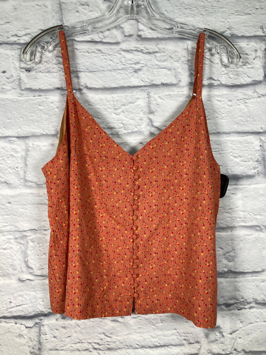 Orange Top Sleeveless Madewell, Size L