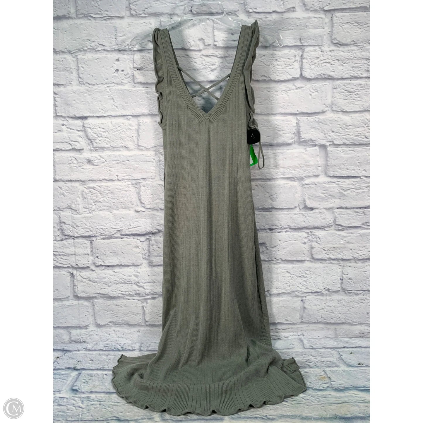 Dress Casual Midi By Daily Practice By Anthropologie In Green, Size: M