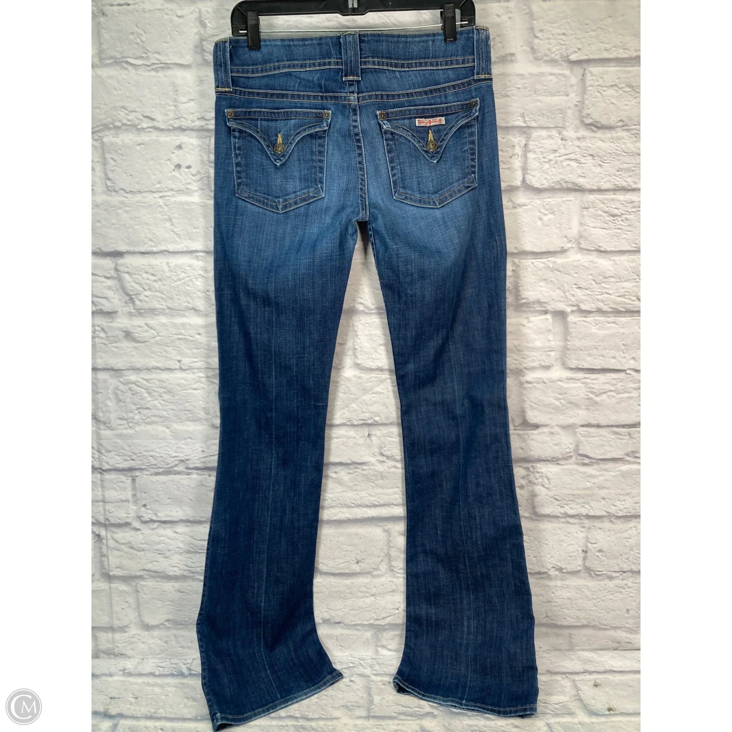 Jeans Boot Cut By Hudson In Blue Denim, Size: 8