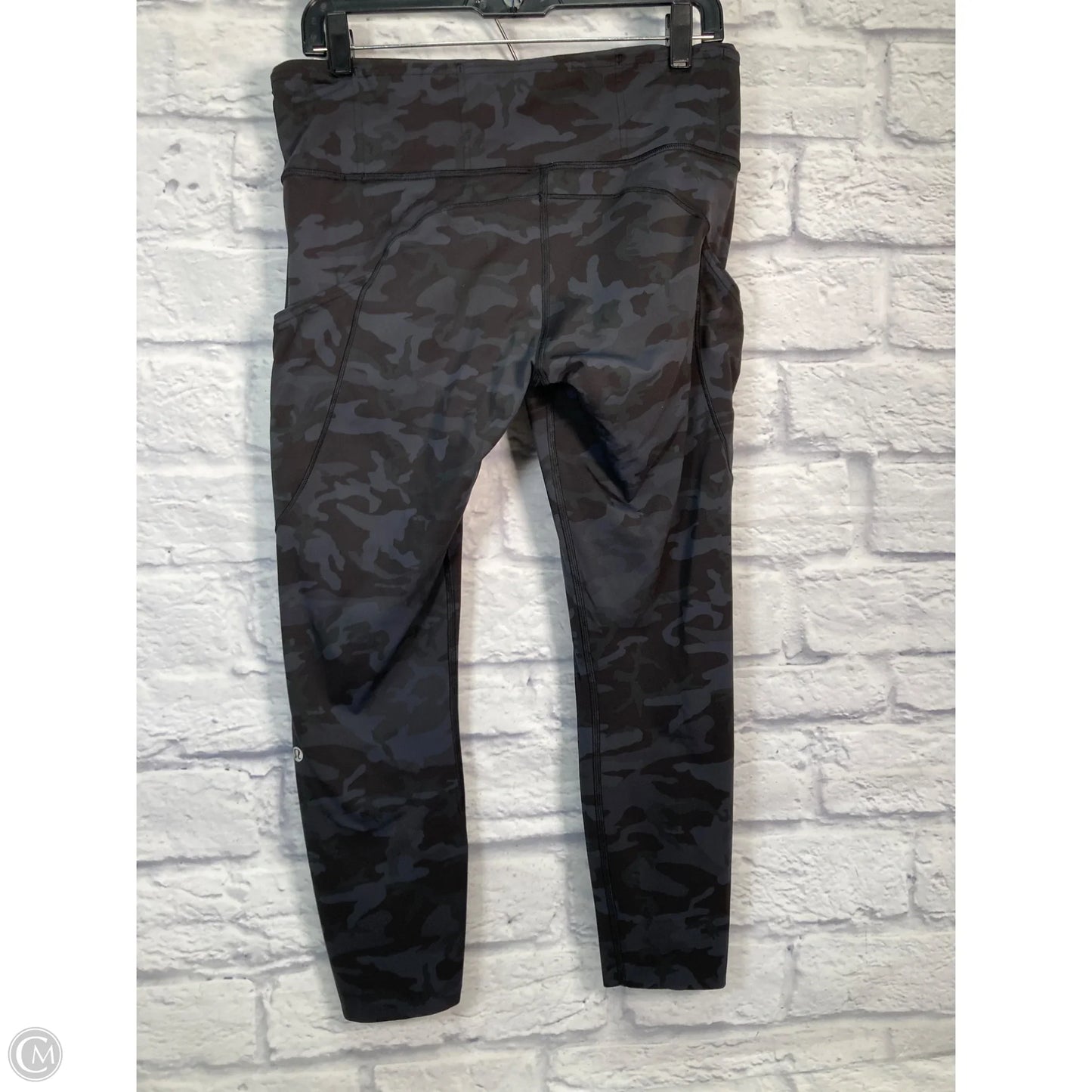 Athletic Capris By Lululemon In Camouflage Print, Size: 12