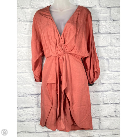 Dress Casual Short By Anthropologie In Orange, Size: 4