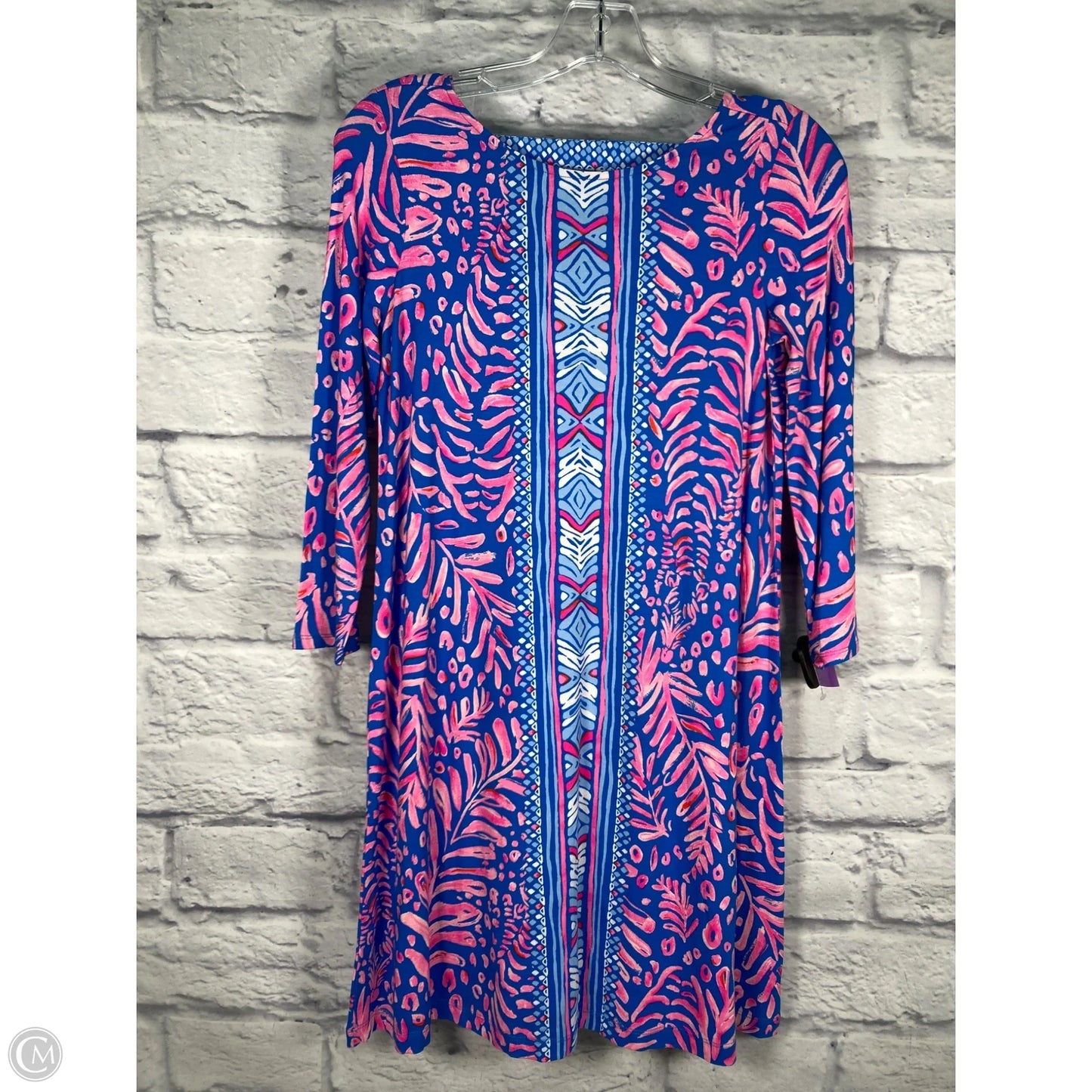 Dress Designer By Lilly Pulitzer In Blue & Pink, Size: Xs