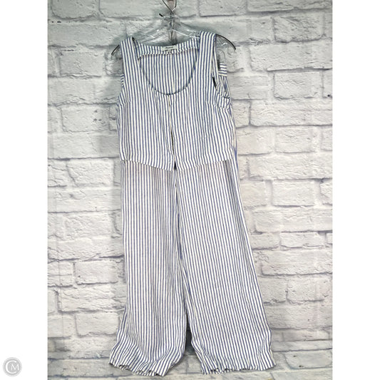 Lounge Set Pants By Madewell In Blue & White, Size: 4