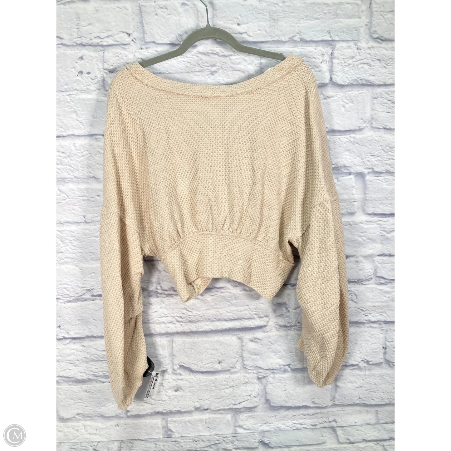 Top Long Sleeve By We The Free In Cream, Size: M