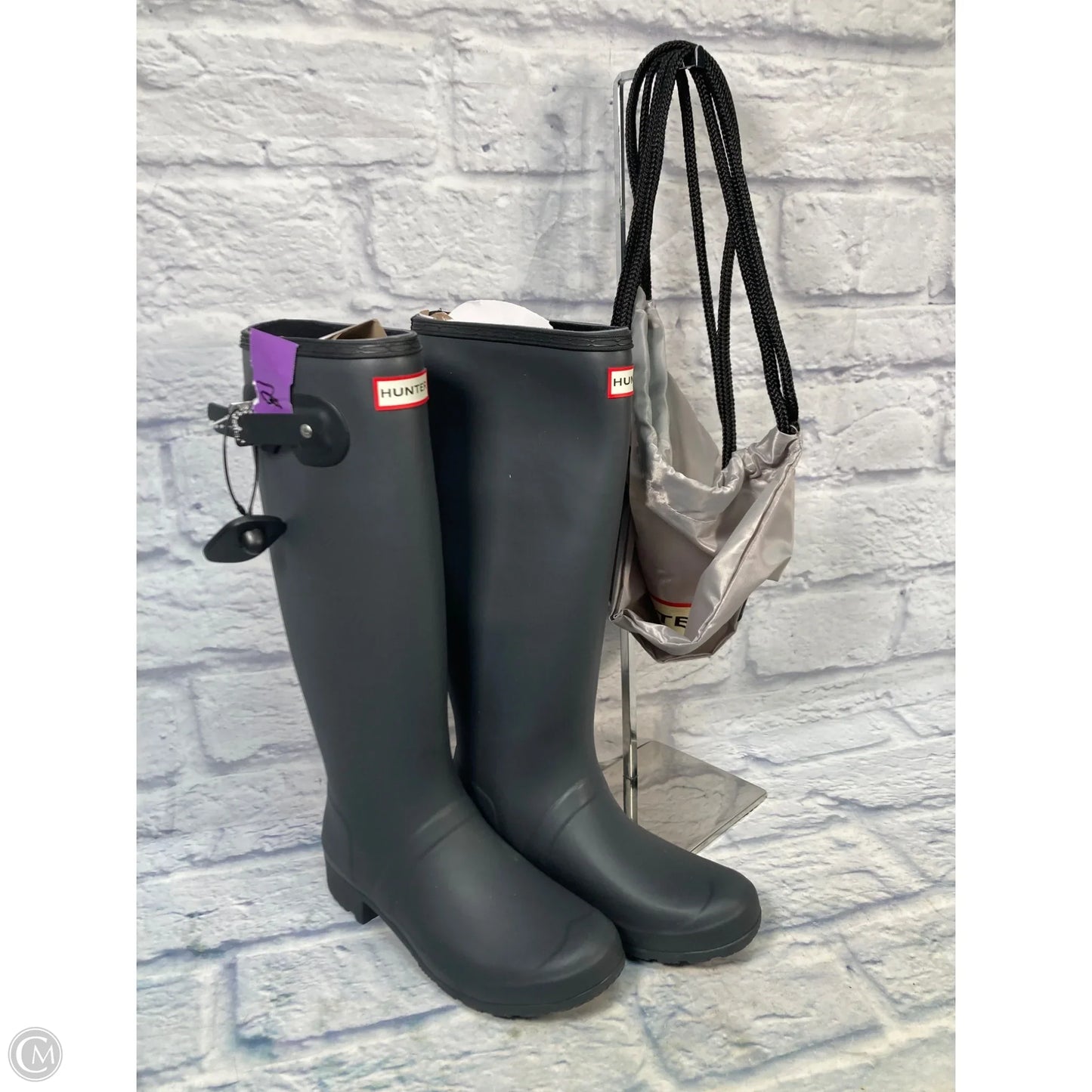 Boots Rain By Hunter In Black, Size: 8