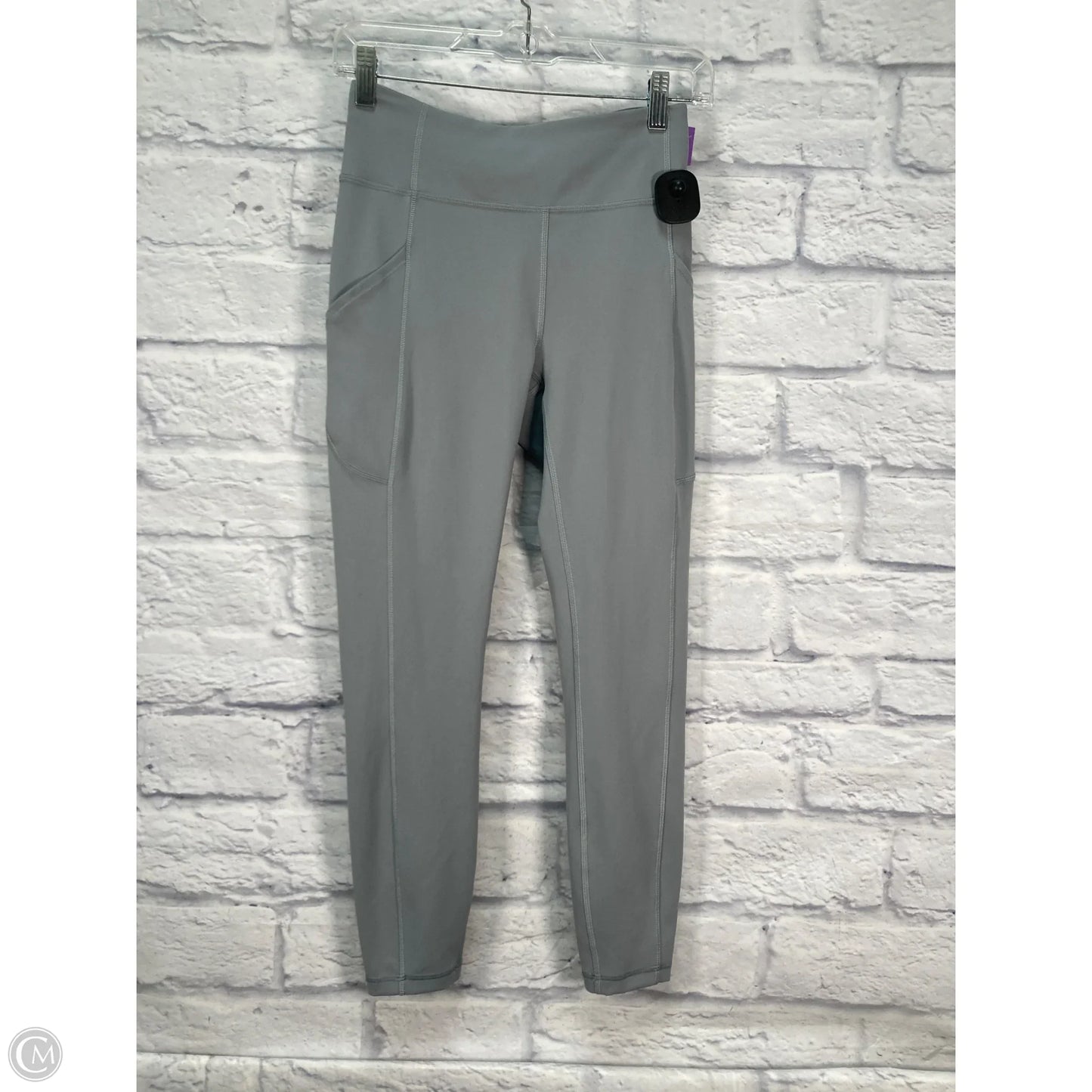 Athletic Leggings By Lululemon In Grey, Size: S