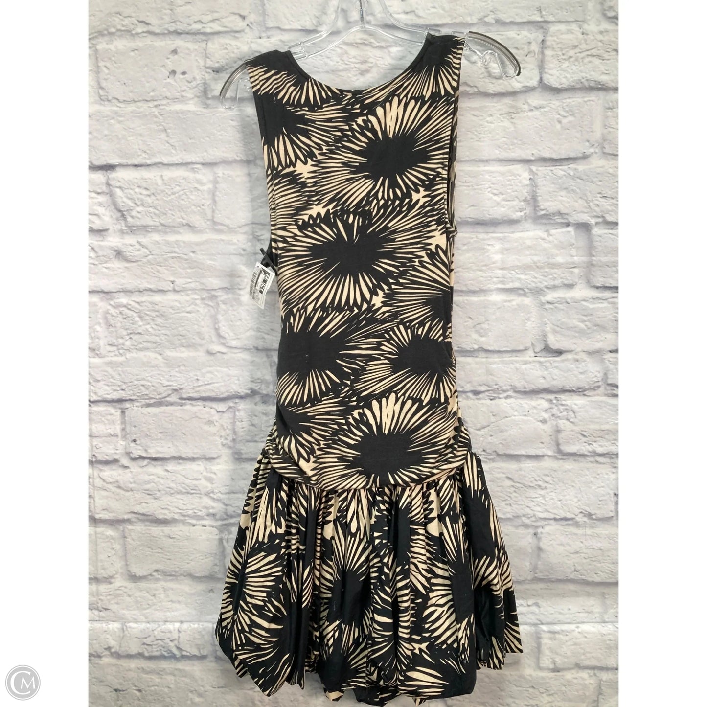 Dress Casual Short By Tracy Reese In Black & Cream, Size: Xs
