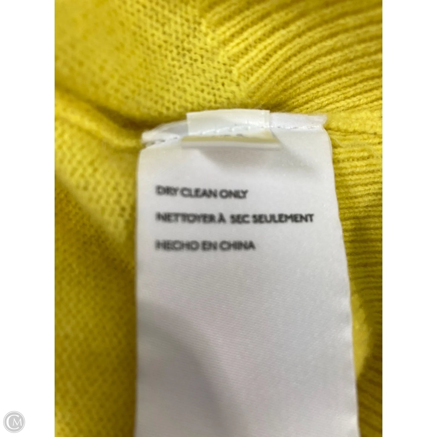 Sweater Short Sleeve By Maeve In Yellow, Size: S