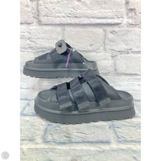 Sandals Designer By Ugg In Black, Size: 8