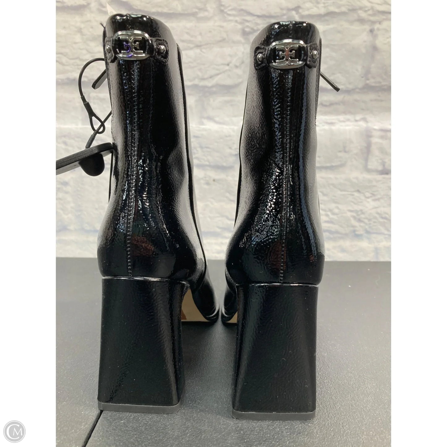 Boots Ankle Heels By Sam Edelman In Black, Size: 7.5