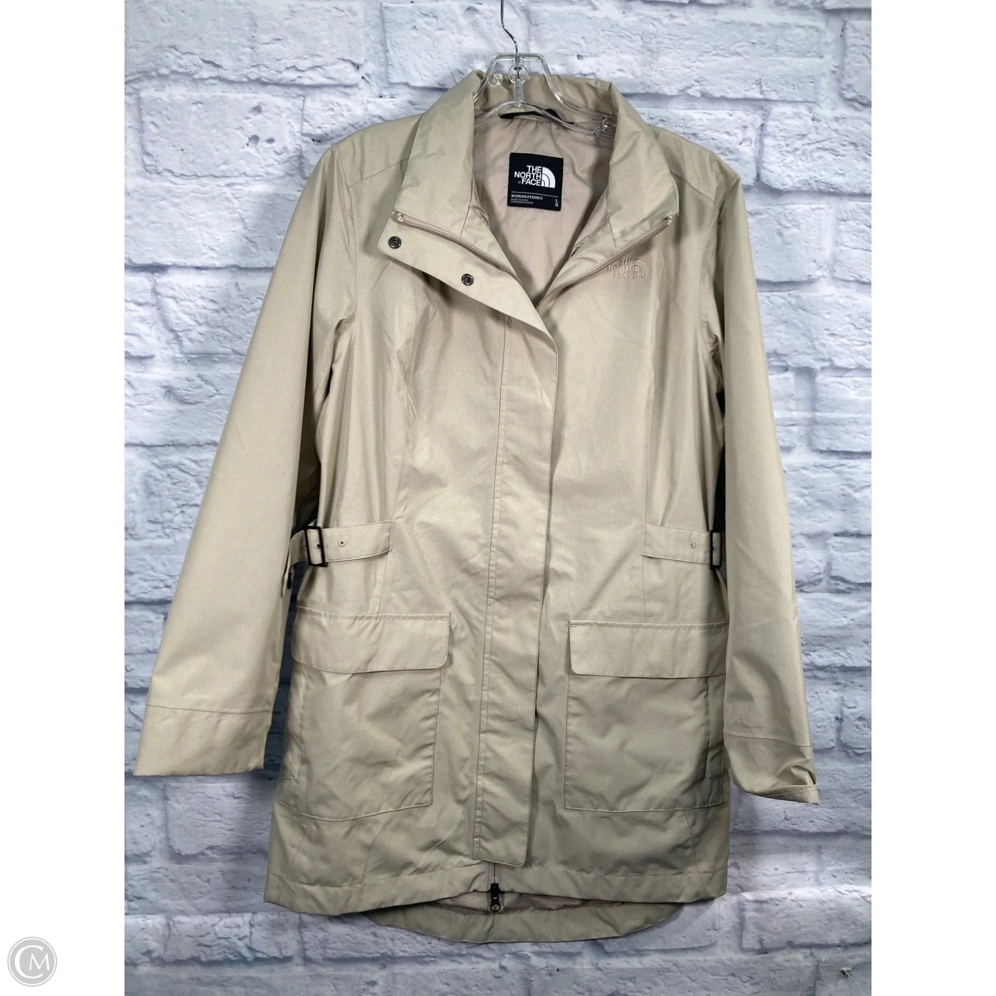 Athletic Jacket By The North Face In Tan, Size: L