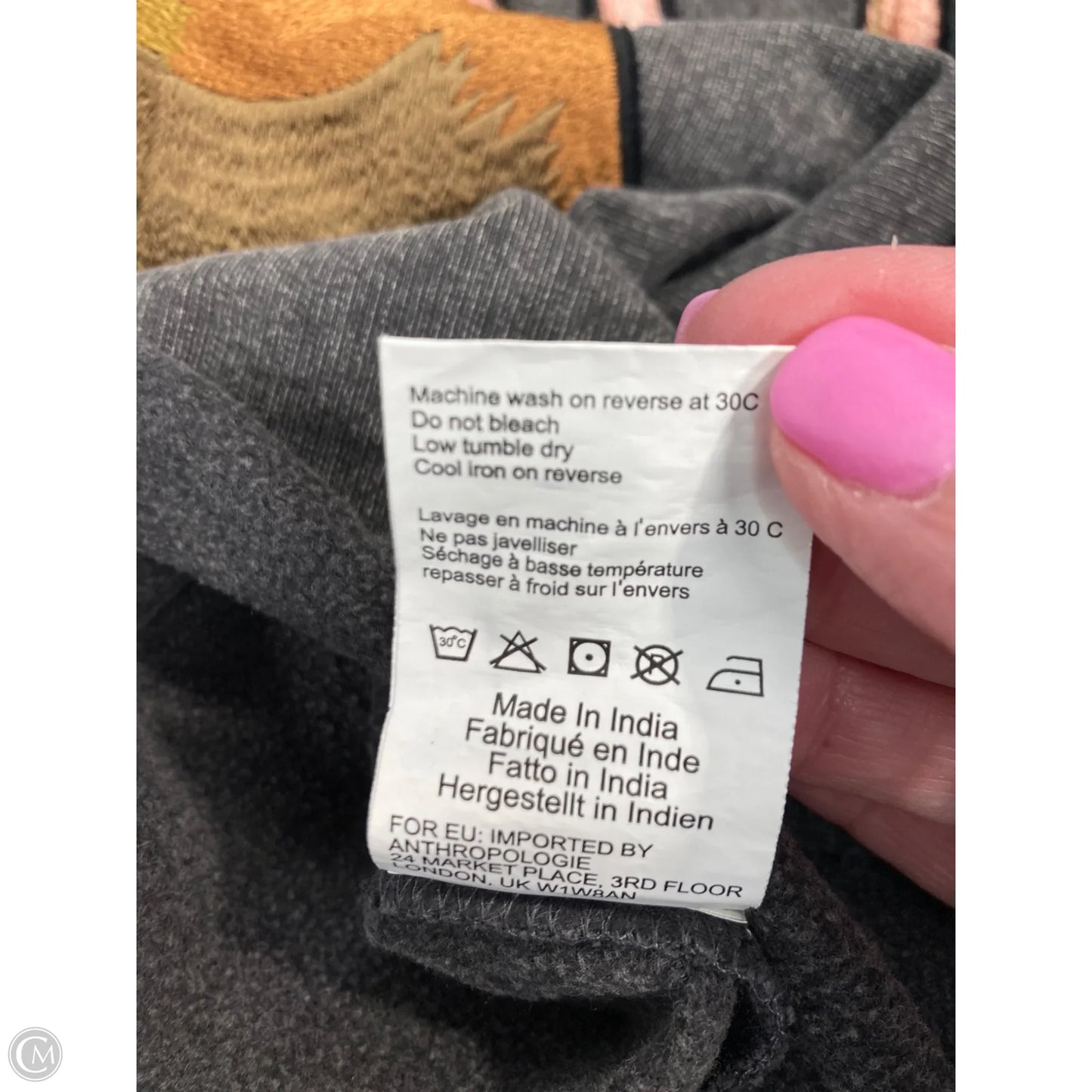 Sweatshirt Crewneck By Tiny In Grey, Size: Xs