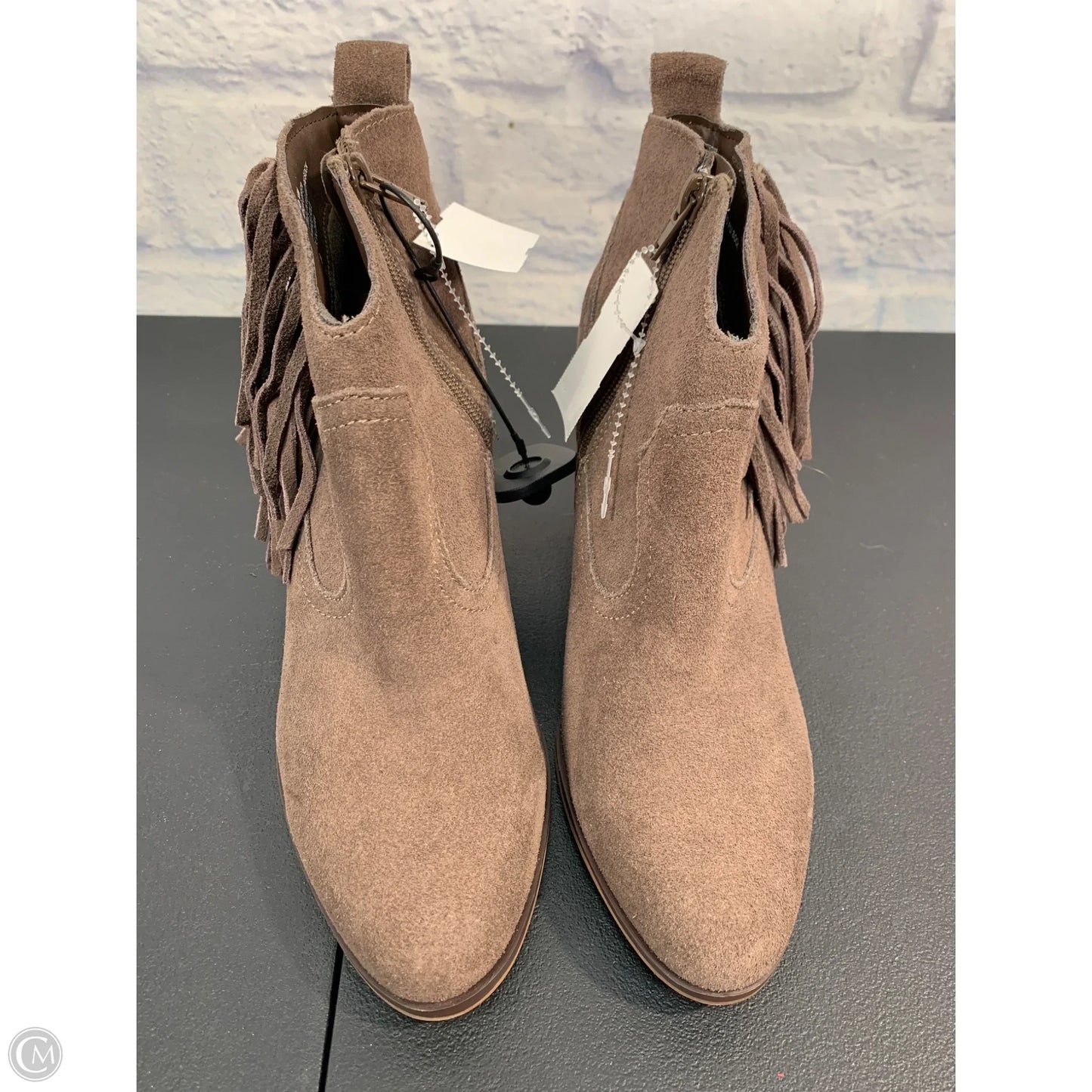 Boots Ankle Heels By Steve Madden In Brown, Size: 10
