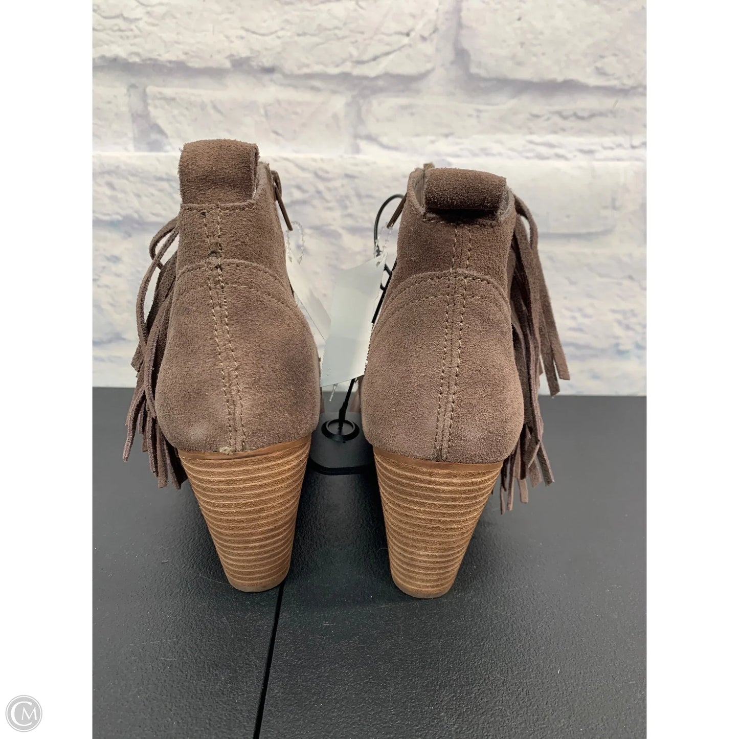 Boots Ankle Heels By Steve Madden In Brown, Size: 10