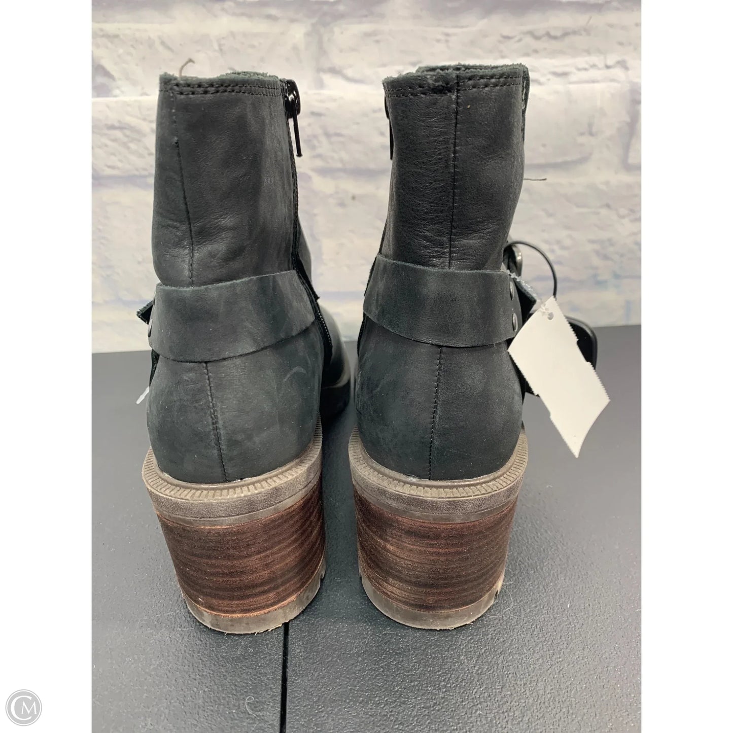 Boots Ankle Heels By Lucky Brand In Black, Size: 10