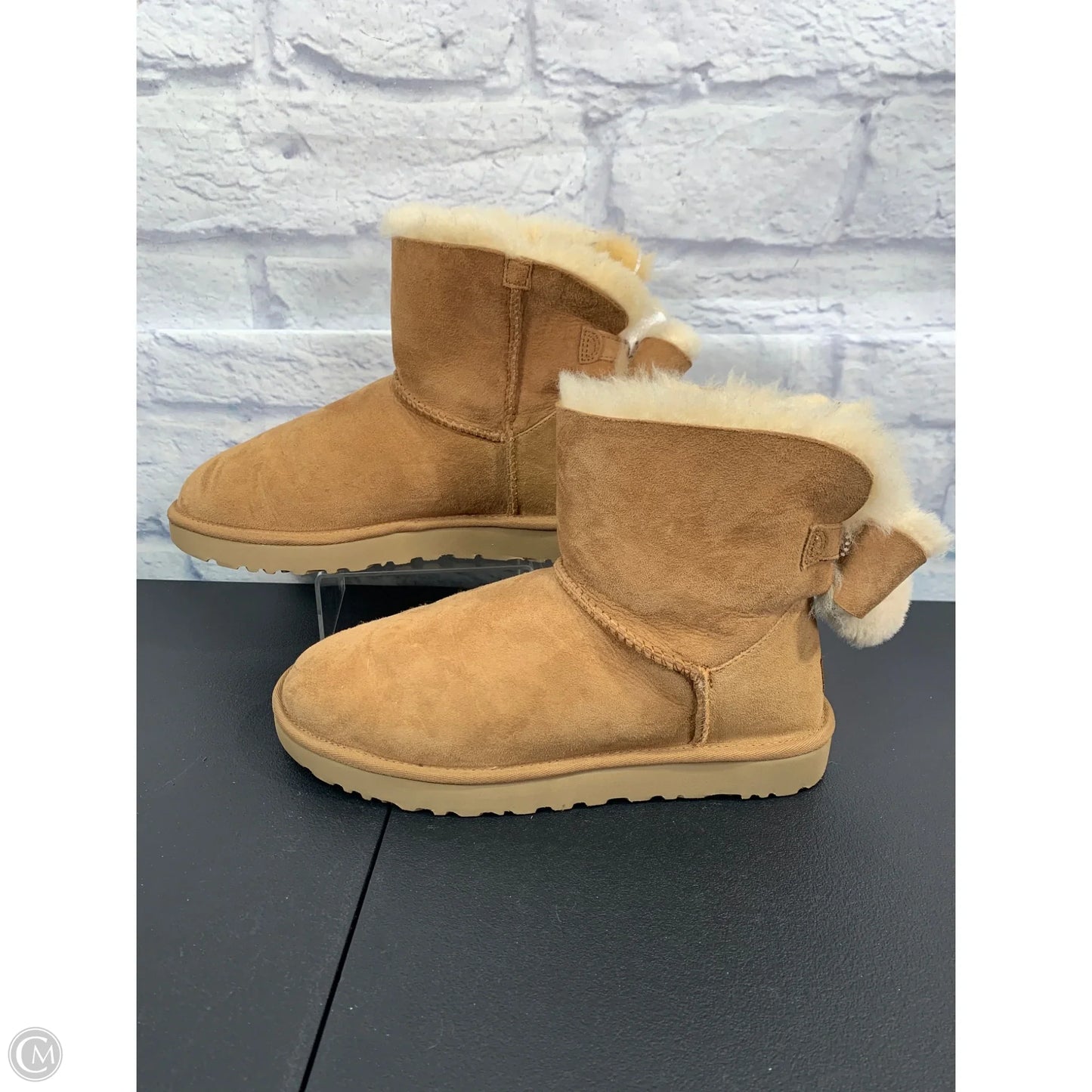 Boots Designer By Ugg In Brown, Size: 10