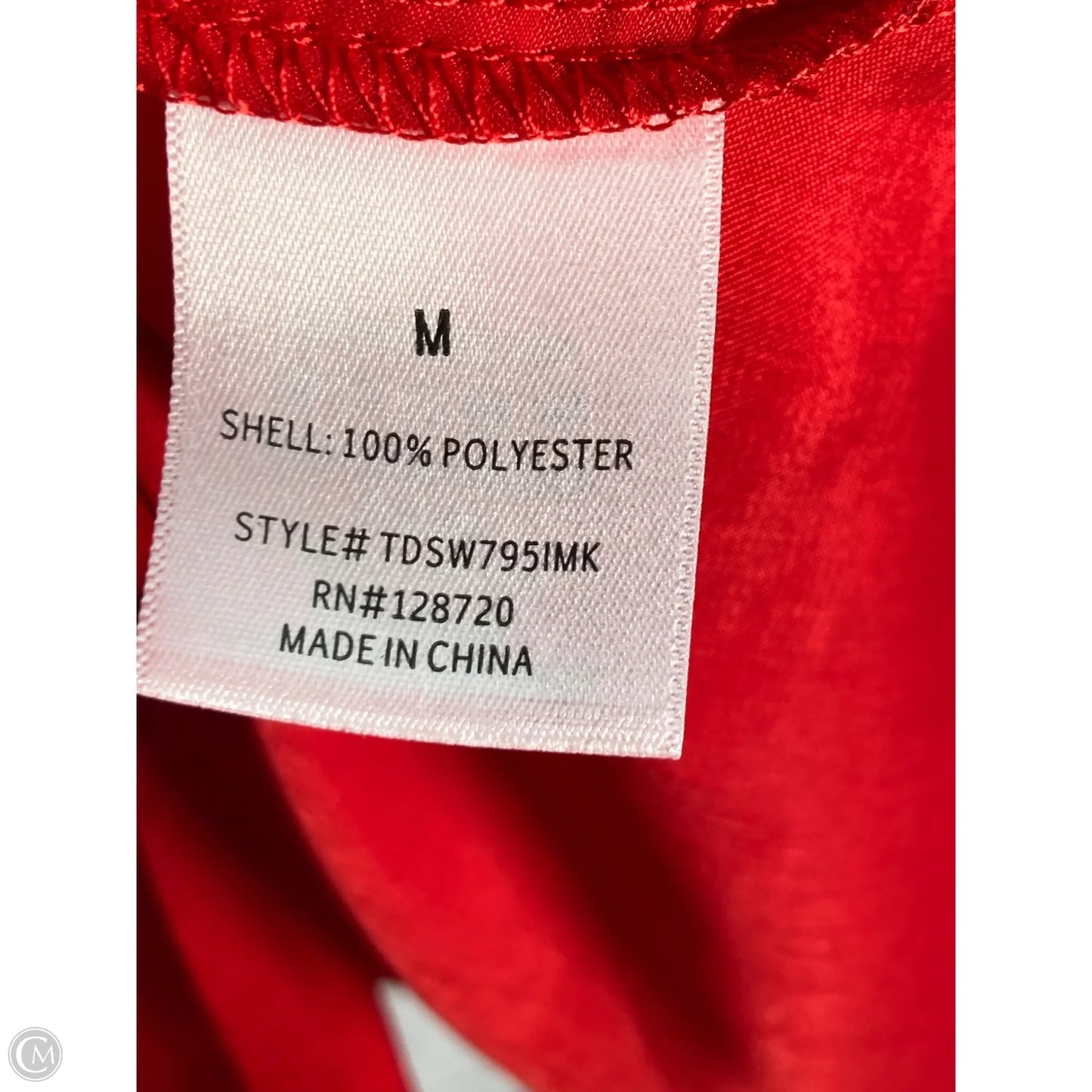 Blouse Long Sleeve By Francesca's In Red, Size: M