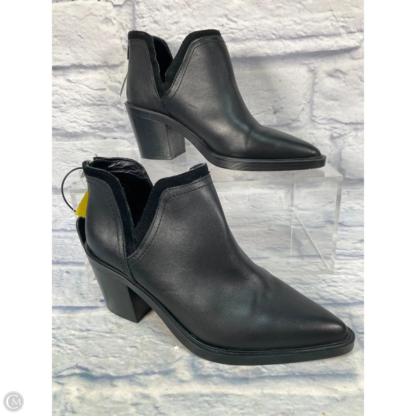 Boots Ankle Heels By Vince Camuto In Black, Size: 9