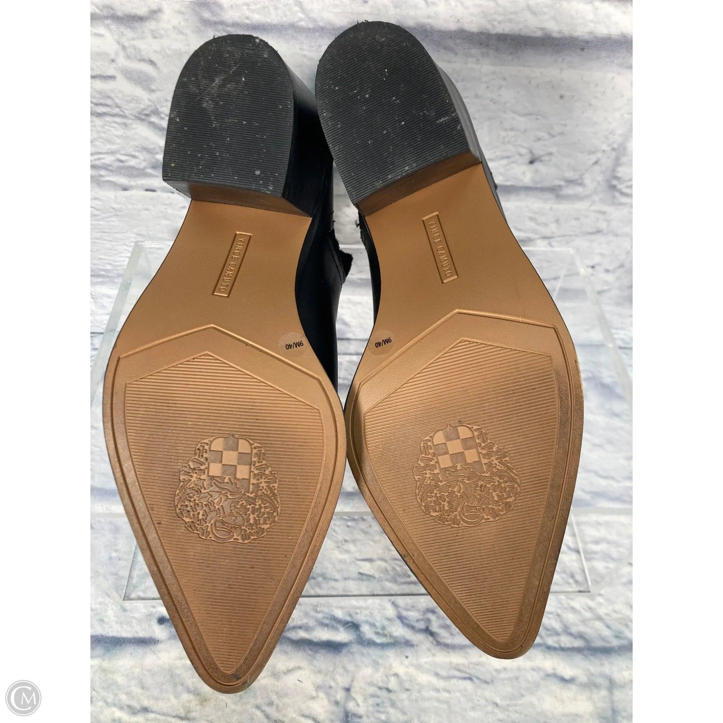 Boots Ankle Heels By Vince Camuto In Black, Size: 9